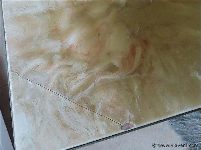 Tafel messing blad beschadigd - afbeelding 3 van  3