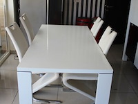 Tafel met 4 stoelen + barkast - afbeelding 8 van  12