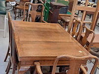 Tafel met 6 stoelen - afbeelding 3 van  3