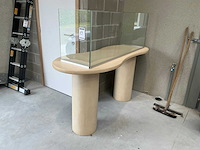 Tafel met afscheidingscherm - afbeelding 2 van  3