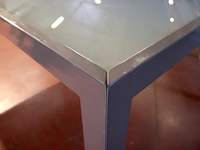 Tafel met glazen blad - afbeelding 4 van  4