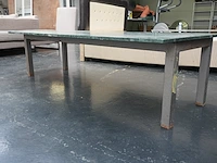 Tafel met groen marmeren blad 190x70 cm - afbeelding 3 van  5
