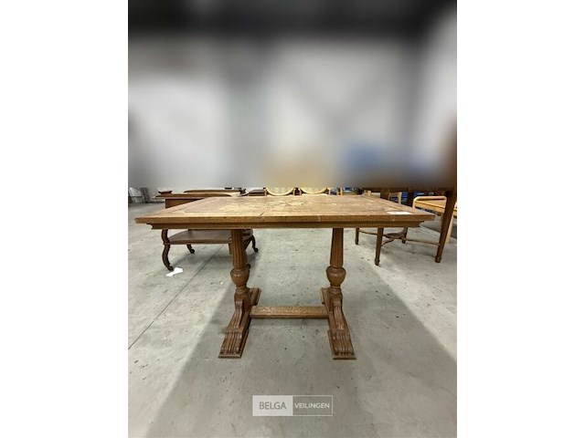 Tafel met ingelegd blad - afbeelding 1 van  3