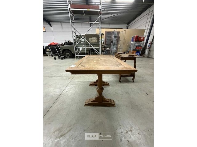 Tafel met ingelegd blad - afbeelding 2 van  3