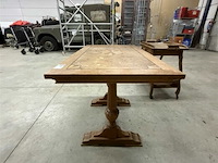 Tafel met ingelegd blad - afbeelding 2 van  3
