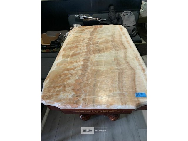 Tafel met marmeren blad - afbeelding 2 van  4