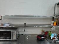 Tafel met roestvrijstalen plank - afbeelding 4 van  7