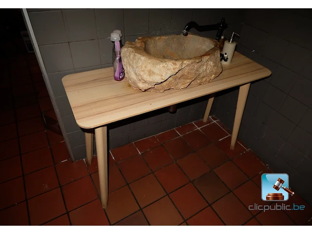 Tafel met wastafel - afbeelding 1 van  5
