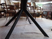 Tafel rond diam 120cm h75 metalen poot - afbeelding 3 van  3