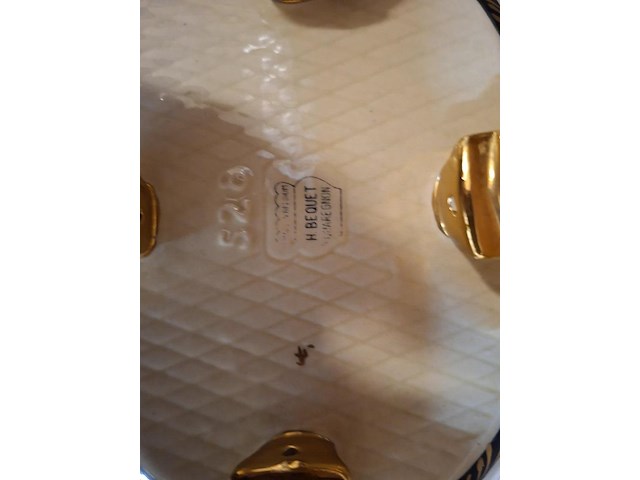 Tafel schaal h. bequet (quaregnon) - afbeelding 3 van  3