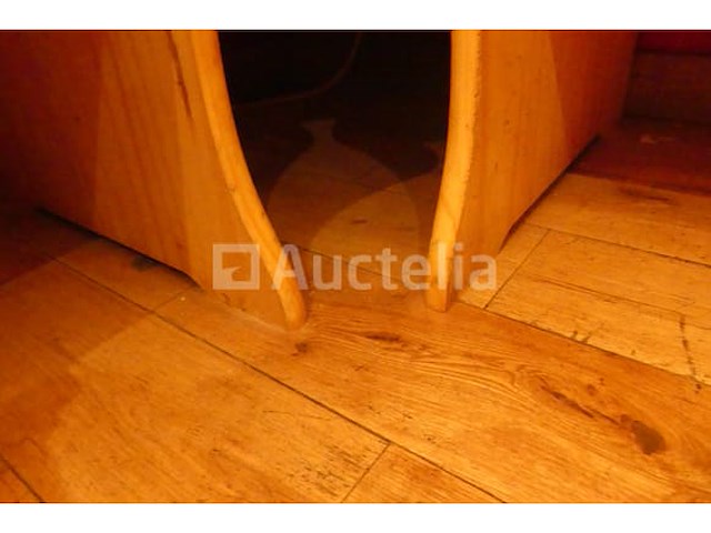 Tafel + stoelen + houten bank - afbeelding 1 van  6