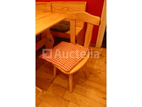 Tafel + stoelen + houten bank - afbeelding 5 van  6