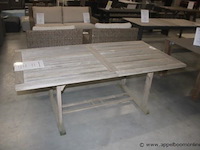 Tafel teak verweerd 194x100cm - afbeelding 2 van  2