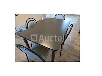 Tafel (uitneembaar) met 2 tafelkleden, 4 stoelen, 8 lijsten - afbeelding 9 van  16