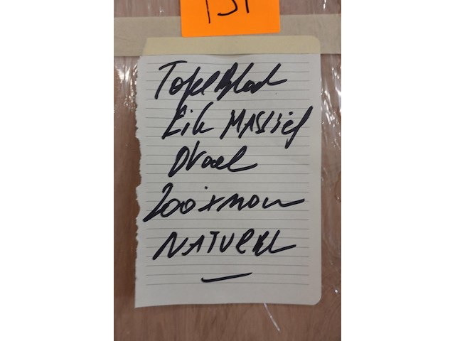 Tafelblad eik massief - afbeelding 3 van  3