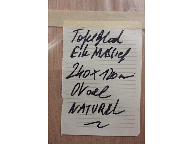 Tafelblad eik massief - afbeelding 3 van  3