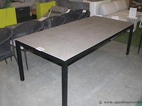 Tafelblad keramiek ash grey 220 x 100 - 6mm | juma tafelframe - afbeelding 1 van  1