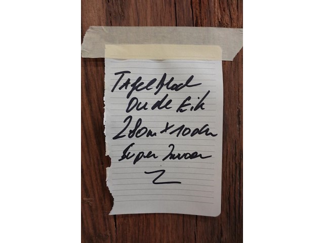 Tafelblad oude eik - afbeelding 2 van  2