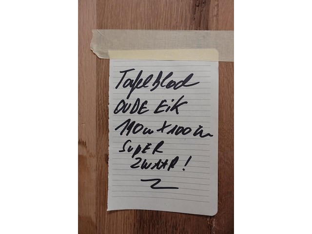 Tafelblad oude eik - afbeelding 3 van  3