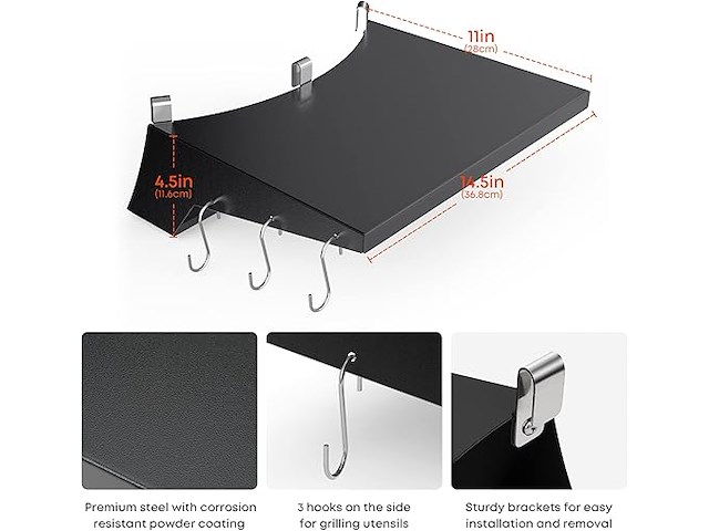 Tafelblad voor bbq weber - afbeelding 2 van  2