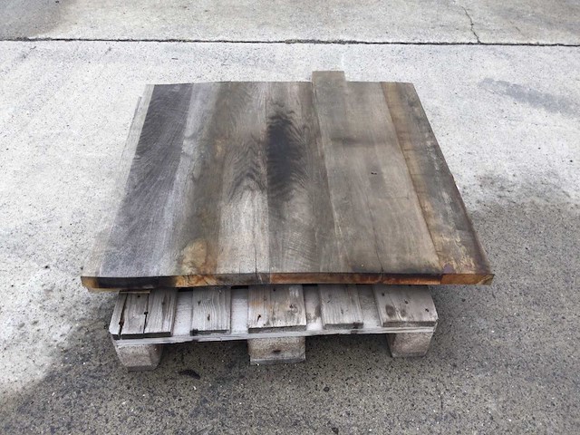 Tafelbladen eiken 1000 x 1000 x 40 mm ( 2 x ) - afbeelding 2 van  5