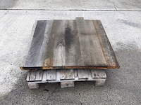 Tafelbladen eiken 1000 x 1000 x 40 mm ( 2 x ) - afbeelding 2 van  5