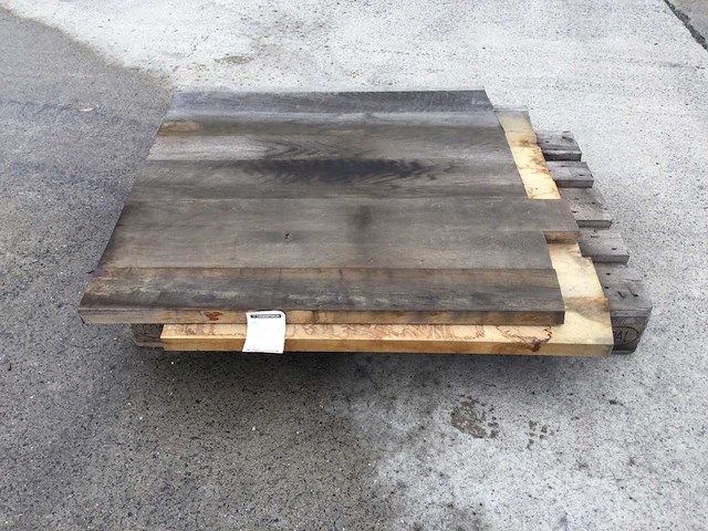 Tafelbladen eiken 1000 x 1000 x 40 mm ( 2 x ) - afbeelding 3 van  5