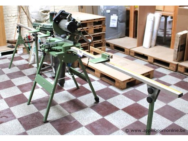 Tafelcirkelzaag elektra beckum kgs 300 vv aan- en afvoer en afzuiginstallatie - afbeelding 1 van  4