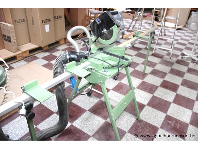 Tafelcirkelzaag elektra beckum kgs 300 vv aan- en afvoer en afzuiginstallatie - afbeelding 2 van  4
