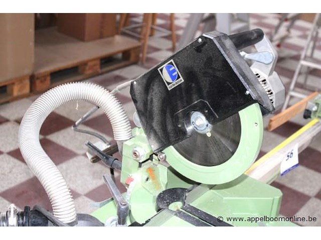 Tafelcirkelzaag elektra beckum kgs 300 vv aan- en afvoer en afzuiginstallatie - afbeelding 3 van  4