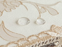 Tafelkleed beige 140*220cm jacquard - afbeelding 4 van  4