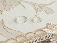 Tafelkleed beige 140*240cm jacquard - afbeelding 4 van  4