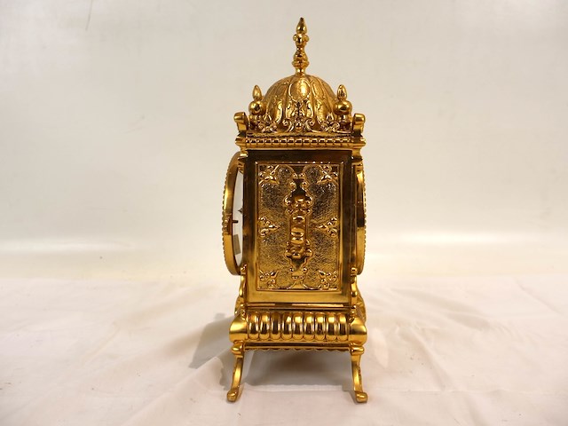 Tafelklok pendule met emaile - afbeelding 2 van  17