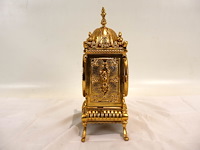 Tafelklok pendule met emaile - afbeelding 6 van  17