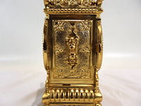 Tafelklok pendule met emaile - afbeelding 8 van  17