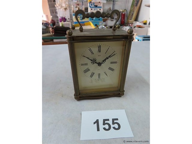 Tafelklokje/wekker made in great britain - afbeelding 1 van  4