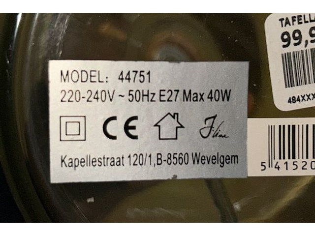 Tafellamp j-line - afbeelding 5 van  6