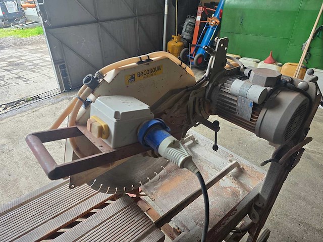 Tafelmesselzaag (steenzaag / blokzaag) - afbeelding 4 van  6