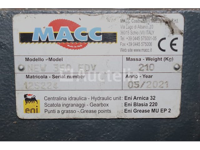 Tafelmetaal kettingzaag macc new 350 edv - afbeelding 15 van  20