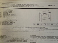 Tafeltje met lades - afbeelding 3 van  6