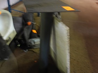 Tafelvoet en granieten blad b.46,5 x l.63,5 cm - afbeelding 1 van  2