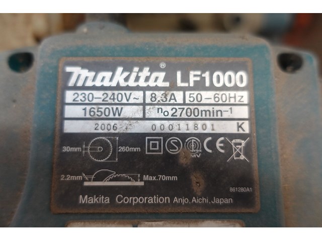 Tafelzaag makita (nazicht motor) - afbeelding 6 van  7