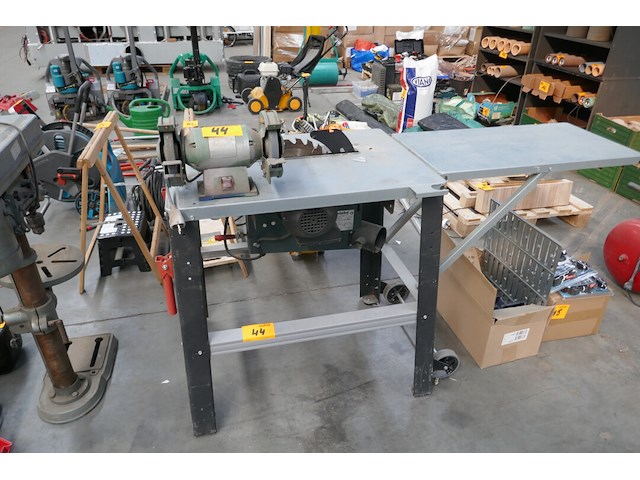 Tafelzaagmachine metabo + dubbele slijpmolen - afbeelding 1 van  8