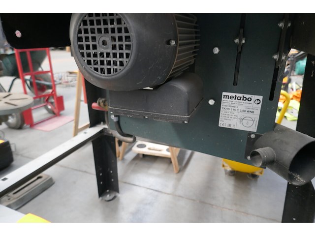 Tafelzaagmachine metabo + dubbele slijpmolen - afbeelding 4 van  8