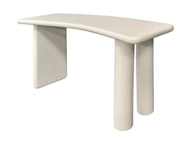 Tahiti consoletafel in kalkmortel - afbeelding 1 van  4