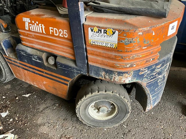 Tailift fd25t35 thermische heftruck - afbeelding 8 van  23