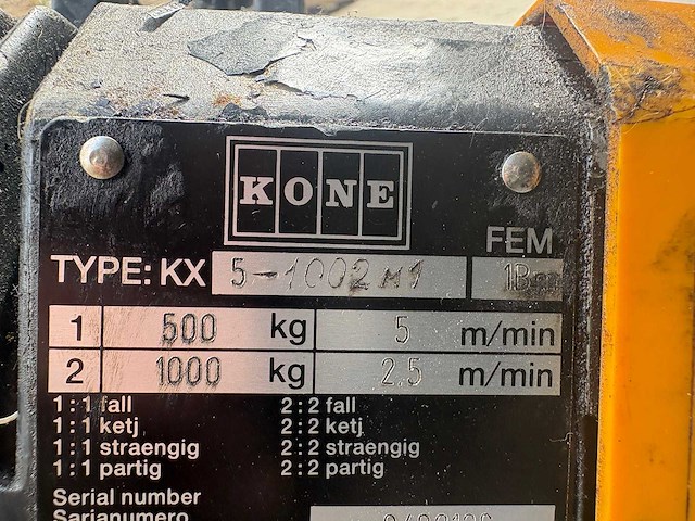 Takel - kone - various garage inventory - afbeelding 5 van  5