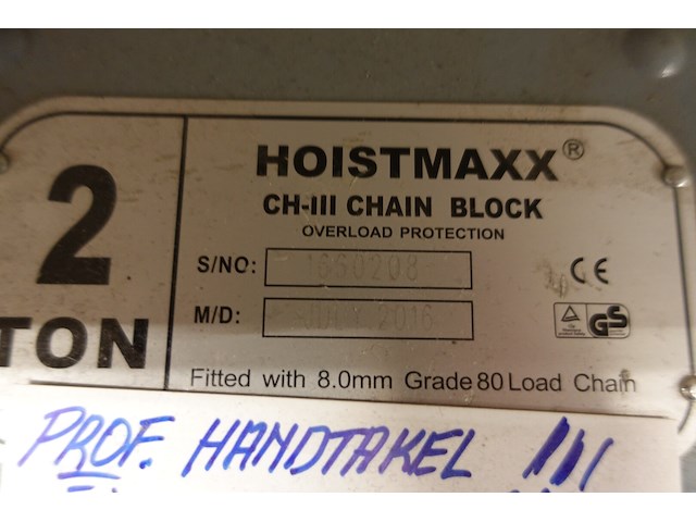 Takel hoistmaxx - afbeelding 3 van  4