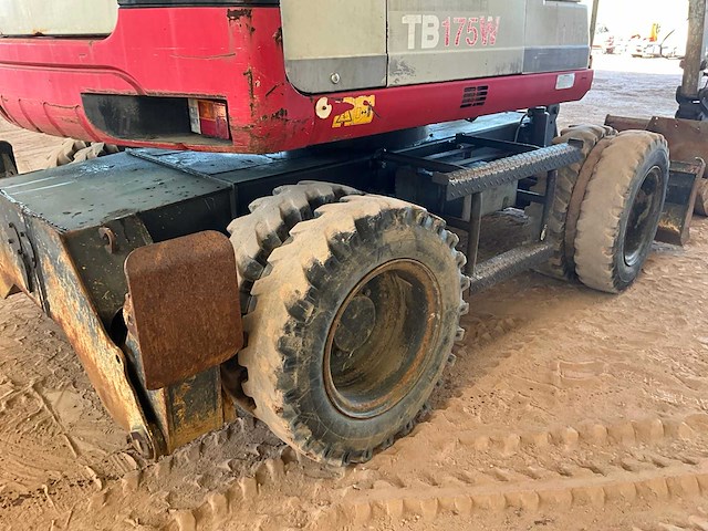 Takeuchi - tb175w - wheeled excavator - 2012 - afbeelding 9 van  30