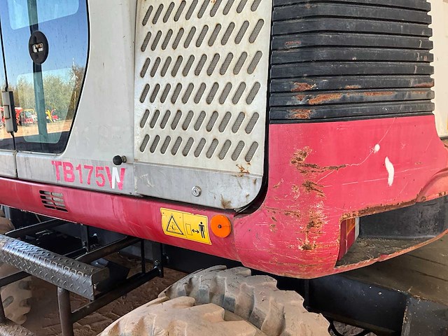 Takeuchi - tb175w - wheeled excavator - 2012 - afbeelding 11 van  30